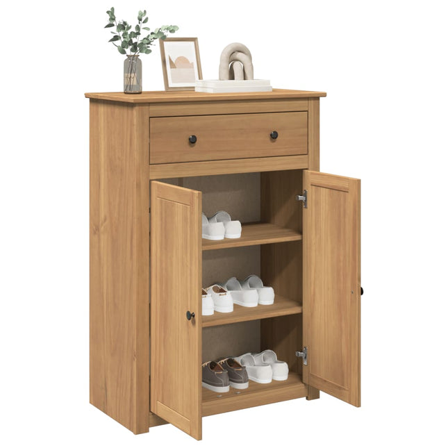 Schoenenkast Panama 80X40X114 Cm Massief Grenenhout - XdropX
