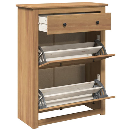Schoenenkast Panama 80X35X105 Cm Massief Grenenhout - XdropX