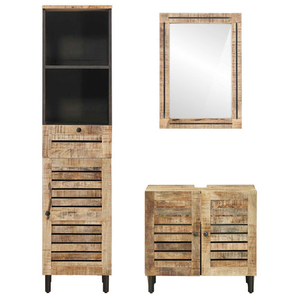 Badkamerkast Set 3 St Naturel 38 X 33 X 160 Cm - XdropX