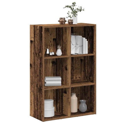 Boekenkast/Dressoir Bewerkt Hout Artisanaal Eiken - XdropX