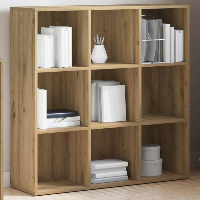 Boekenkast 98X29X97,5 Cm Artisanaal Eikenkleur - XdropX