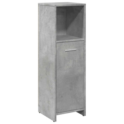 Badkamerkast 30X30X95 Cm Spaanplaat Betongrijs - XdropX