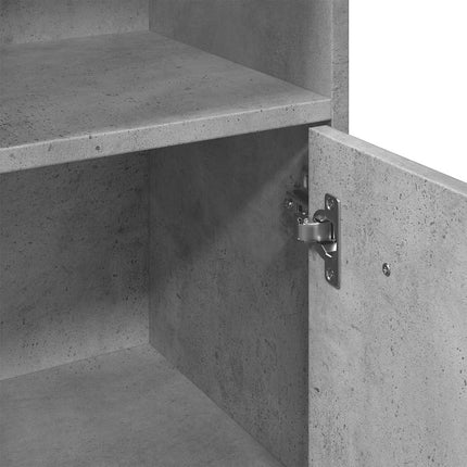 Badkamerkast 30X30X95 Cm Spaanplaat Betongrijs - XdropX