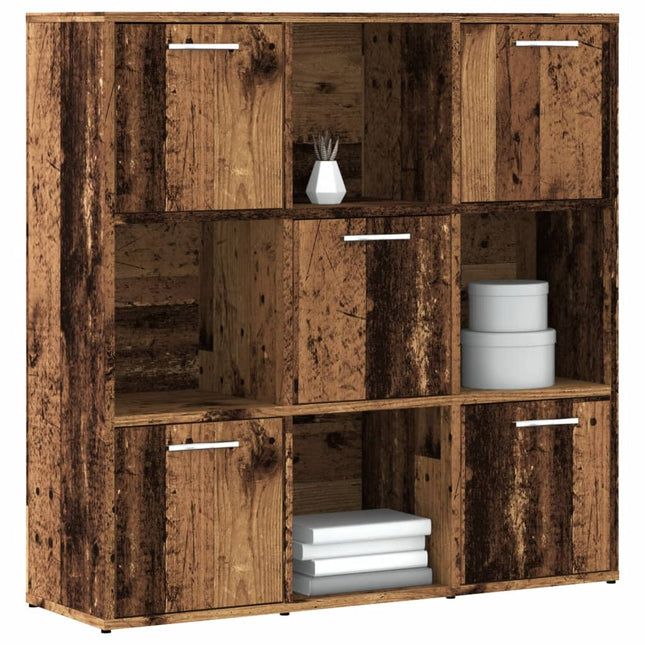 Boekenkast 90X28X90 Cm Bewerkt Hout Kleur - XdropX