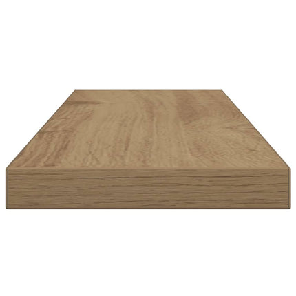 Wandschappen 4 St 60X10X1,5 Cm Bewerkt Hout Artisanaal Eiken - XdropX