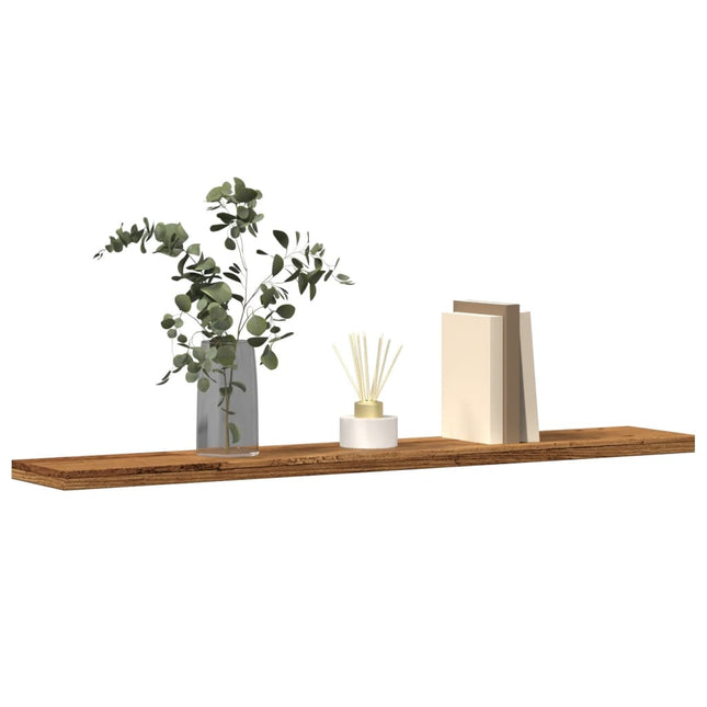 Wandschappen 4 St 60X20X1,5 Cm Bewerkt Hout Kleurig - XdropX