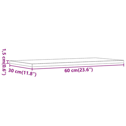 Wandschappen 4 St 60X30X1,5 Cm Bewerkt Hout Kleurig - XdropX