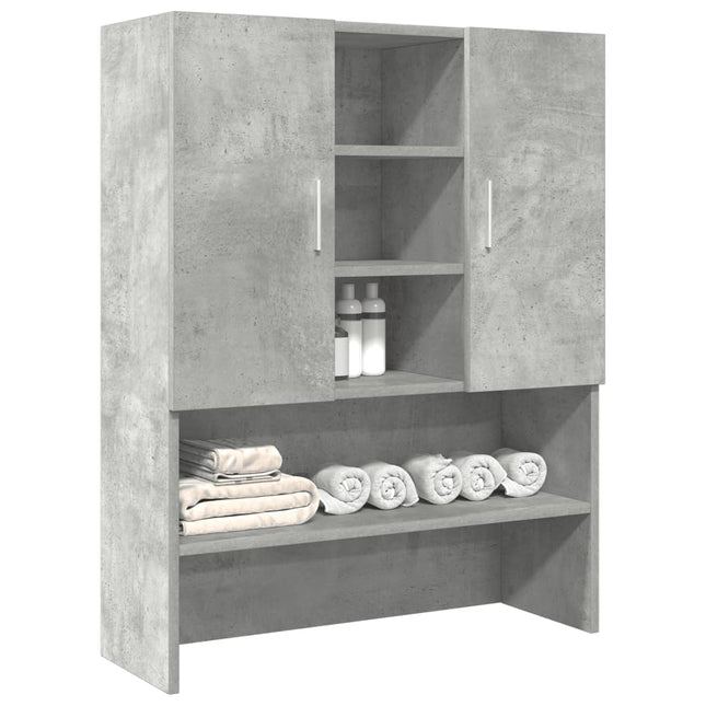 Wasmachinekast 70,5X25,5X90 Cm Betongrijs - XdropX