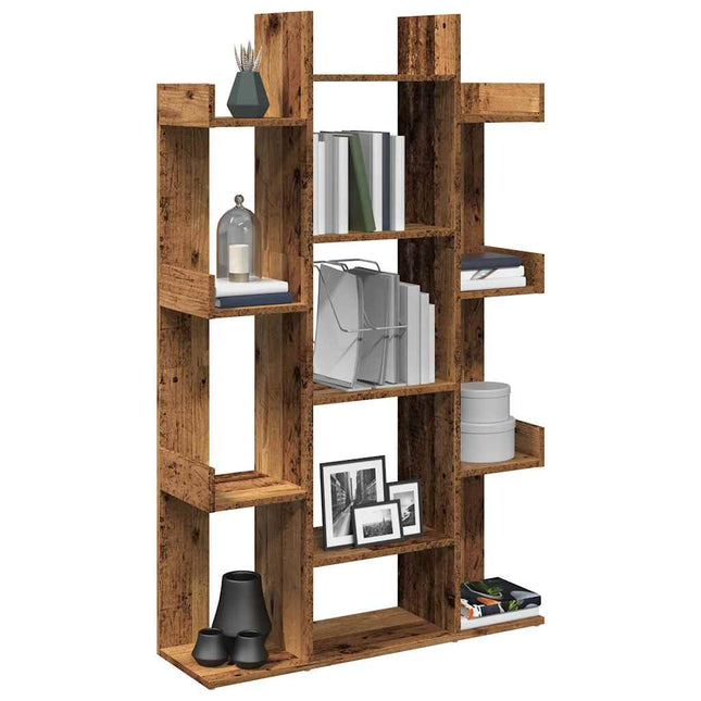 Boekenkast 86X25,5X140 Cm Bewerkt Hout Kleurig - XdropX