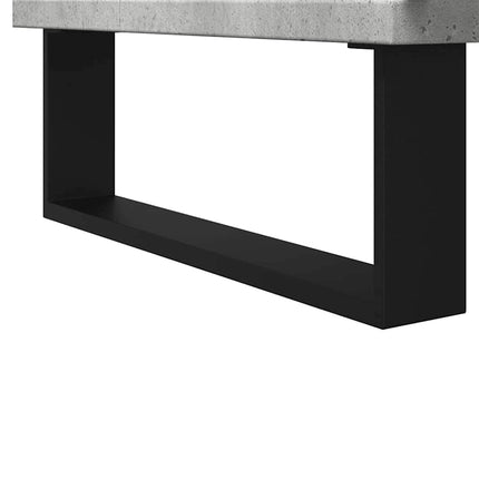 Badkamerkast 65X33X60 Cm Bewerkt Hout Betongrijs - XdropX