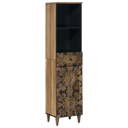 Badkamerkast 38 X 33 X 160 Cm Massief Mango Hout - XdropX