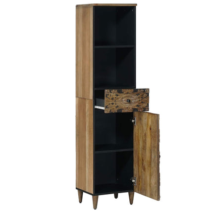 Badkamerkast 38 X 33 X 160 Cm Massief Mango Hout - XdropX