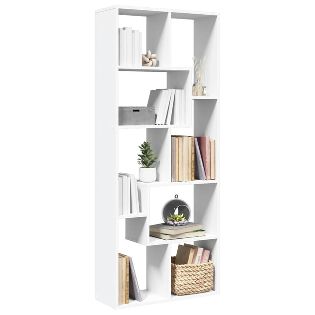 Kamerscherm / Boekenkast 67X25X161,5 Cm Bewerkt Hout - XdropX