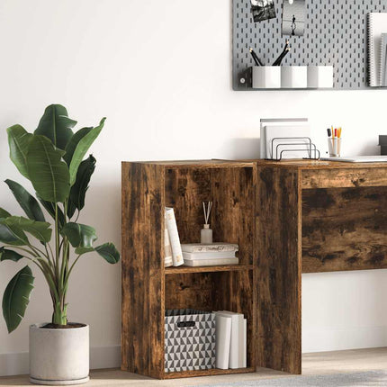 Boekenkast 60X30X Bewerkt Hout Artisanaal Eikenkleurig - XdropX