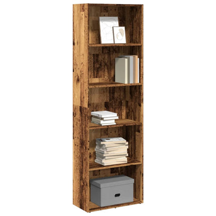 Boekenkast 60X30X Bewerkt Hout Artisanaal Eikenkleurig - XdropX