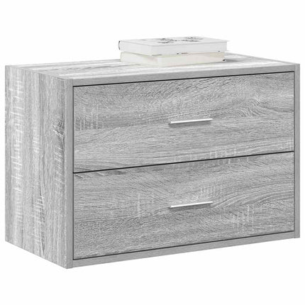 Kast Met 2 Lades 60X31X40 Cm Bewerkt Hout - XdropX
