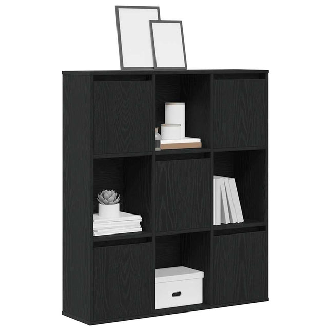 Boekenkast 89X24X101,5 Cm Bewerkt Hout Eikenkleurig - XdropX