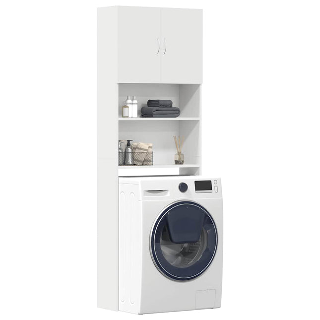 Wasmachinekast 64X24X190 Cm Spaanplaat Kleurig - XdropX