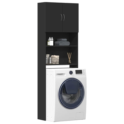 Wasmachinekast 64X24X190 Cm Spaanplaat Kleurig - XdropX
