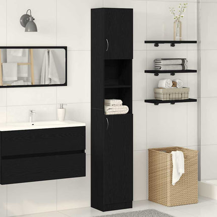 Badkamerkast 32X25,5X190 Cm Spaanplaat Kleurig - XdropX