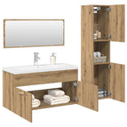 90 x 38.5 x 46 cm / artisanaal eikenkleurig