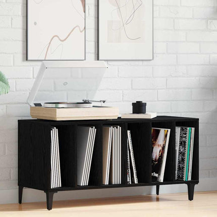 Platenkast 100X38X48 Cm Bewerkt Hout - XdropX