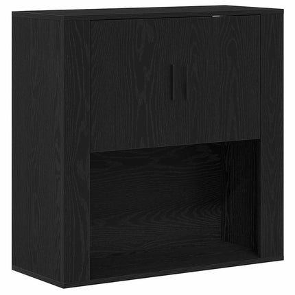 Wandkast Met Plank 80 X 33 X 80 Cm Bewerkt Hout - XdropX