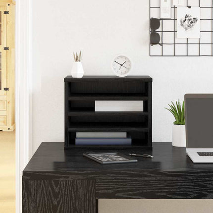 Bureau Organizer Artisan Eiken 36 X 26 X 29,5 Cm Bewerkt Hout - XdropX