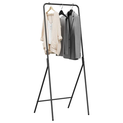 Kledingrek Zwart 60 X 53 X 155 Cm Staal - XdropX
