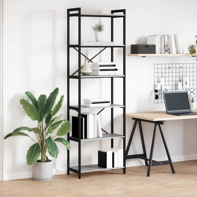 Boekenplank 60 X 30 X 85 Cm Bewerkt Hout Artisan Eiken - XdropX