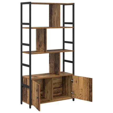 Boekenplank 80 X 30 X 155,5 Cm Bewerkt Hout - XdropX
