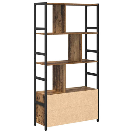 Boekenplank 80 X 30 X 155,5 Cm Bewerkt Hout - XdropX