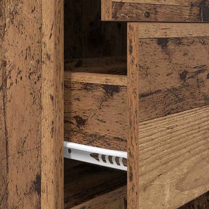 Boekenkast 2-Laags 40 X 35 X 180 Cm Bewerkt Hout - XdropX