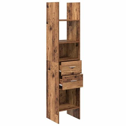 Boekenkast 2-Laags 40 X 35 X 180 Cm Bewerkt Hout - XdropX