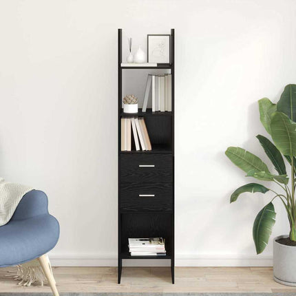 Boekenkast 2-Laags 40 X 35 X 180 Cm Bewerkt Hout - XdropX
