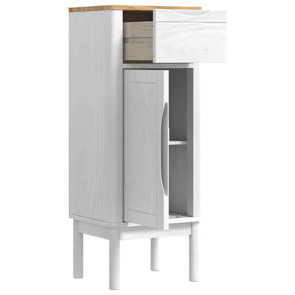 Badkamerkast Floro 35 X 30 X 90 Cm Massief Vurenhout - XdropX