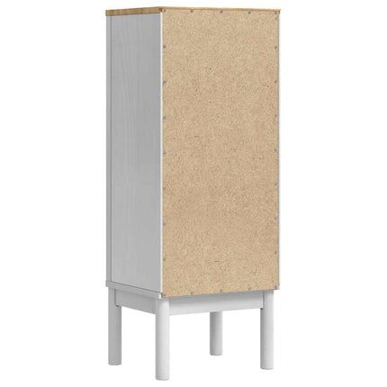 Badkamerkast Floro 35 X 30 X 90 Cm Massief Vurenhout - XdropX