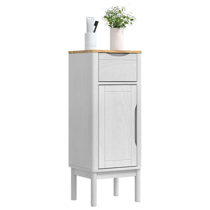 Badkamerkast Floro 35 X 30 X 90 Cm Massief Vurenhout - XdropX