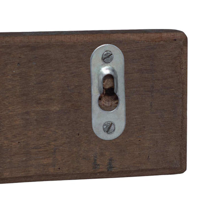 Hanger Bruin 60 X 7 X 8 Cm Massief Gerecycleerd Hout - XdropX