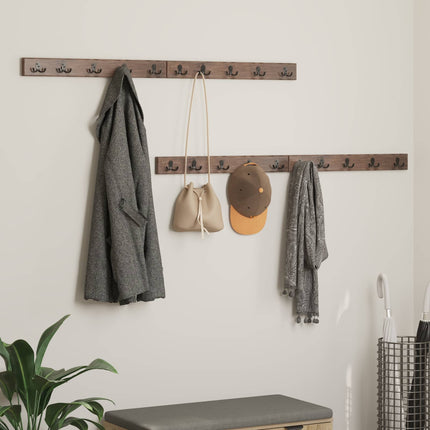 Hanger Bruin 60 X 7 X 8 Cm Massief Gerecycleerd Hout - XdropX