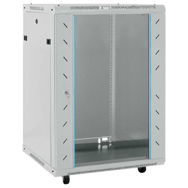 Netwerk Kast Met Opslag 60 X 60 X 80 Cm Staal - XdropX