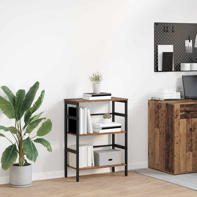 Boekenplank 4-Laags 40 X 29.5 X 115 Cm Bewerkt Hout Sonoma Eik - XdropX
