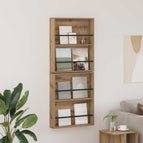 2 / 60 x 12 x 70 cm / artisanaal eikenkleurig