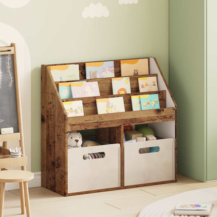 Kinderboekenplank Met Opslag 72,5 X 29,5 X 69 Cm - XdropX
