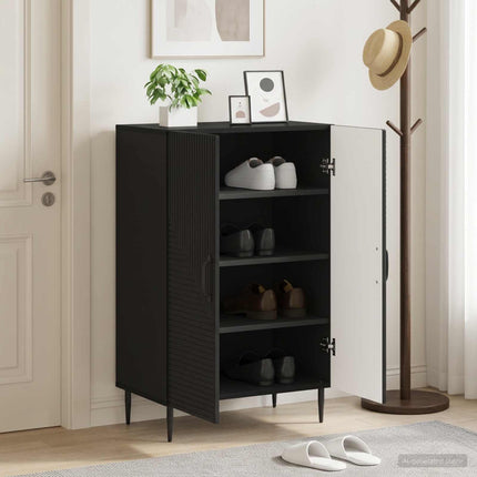 Schoenenkast Haarlem 59,5 X 39,5 X 89,5 Cm Bewerkt Hout - XdropX