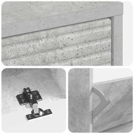Schoenenkast Haarlem 78 X 24 X 103 Cm Bewerkt Hout - XdropX