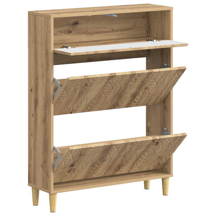 Schoenenkast Delft 78 X 24 X 103 Cm Bewerkt Hout - XdropX