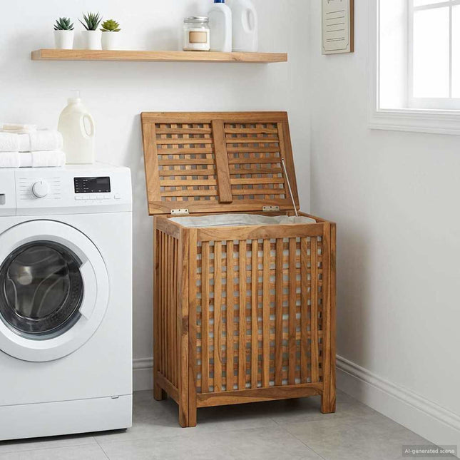Wasmand Massief Teakhout - XdropX