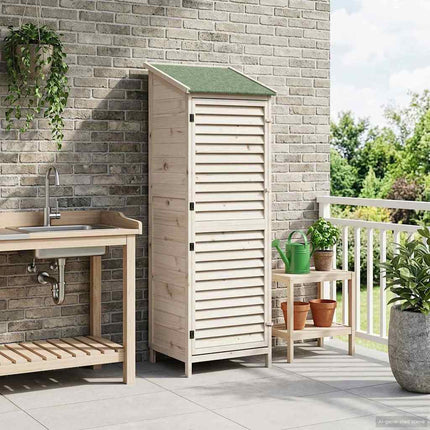 Tuin Shed Massief Vurenhout - XdropX