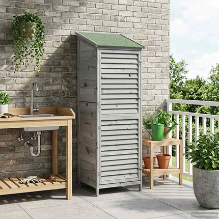 Tuin Shed Massief Vurenhout - XdropX